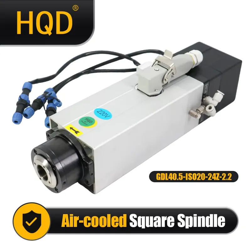 Spindle Motor - Polandia Mengirimkan Motor Spindle HQD GDL40.5-ISO20-24Z-2.2