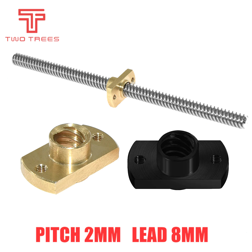 Lead Screw 8Mm - Mur Baut Ulir T8 Pitch 2mm