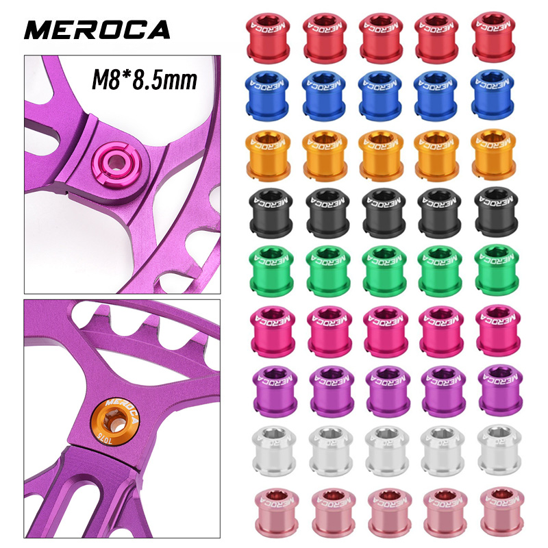 Lead Screw 8Mm - MEROCA 5pcs Baut Chainring ganda M8