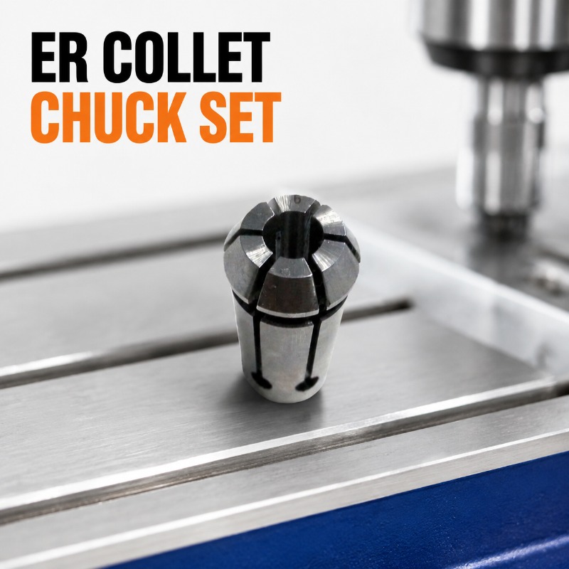 End Mill - OZ EOZ8A/12A/25 Collet Milling Elastis, Pemegang