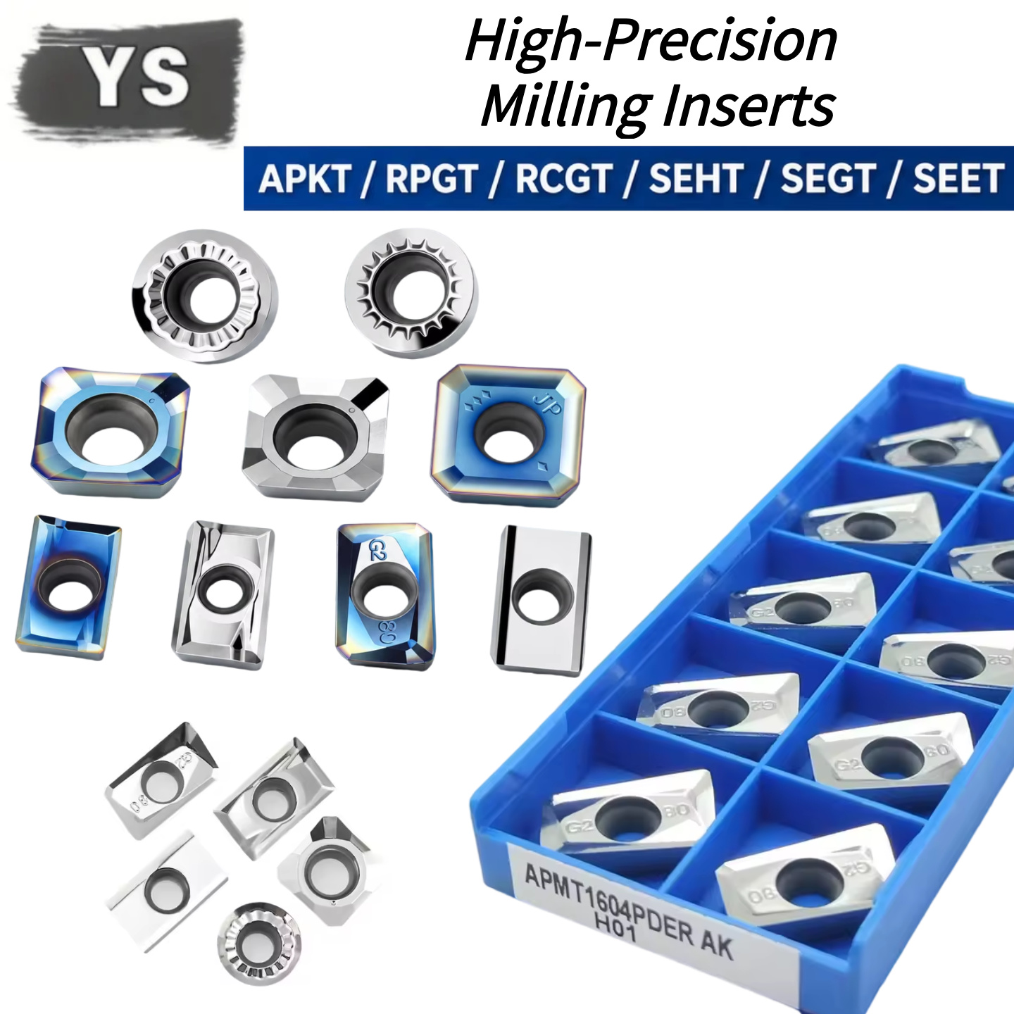 End Mill - 10 Buah APKT APGT RCGT SEHT