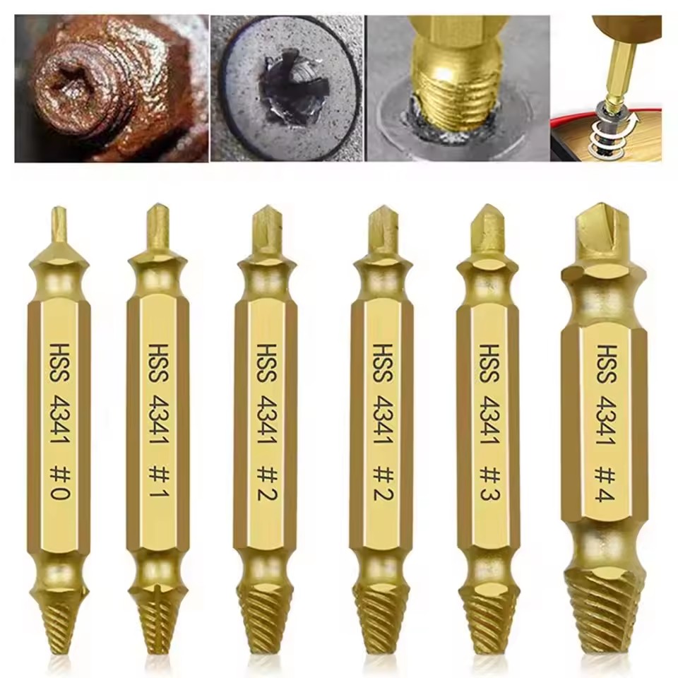 Drill Bit Set - Set Mata Bor Ekstraktor Sekrup Rusak,