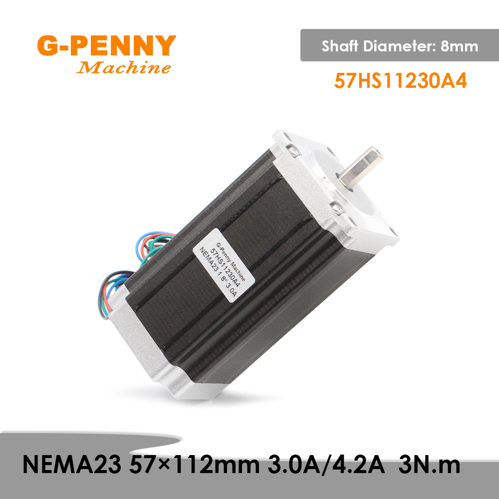 NEMA23 57x112mm 3Nm Motor Step - Nema23 Stepper ulasan dan harga
