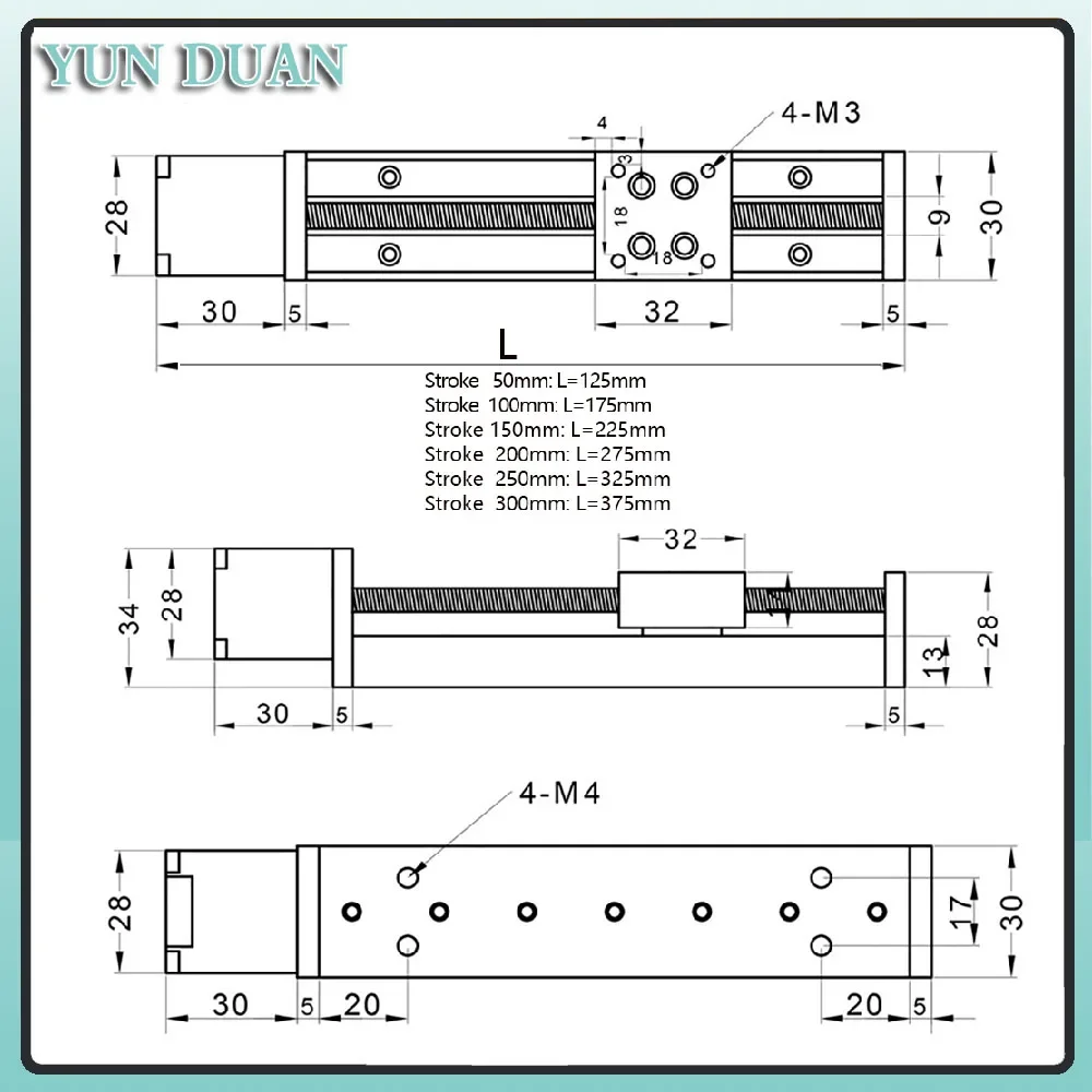 Rel Linear T-type untuk Meja G - Linear Rail ulasan dan harga