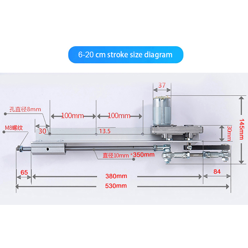 Aktuator Linear Teleskopik yan - Linear Rail ulasan dan harga