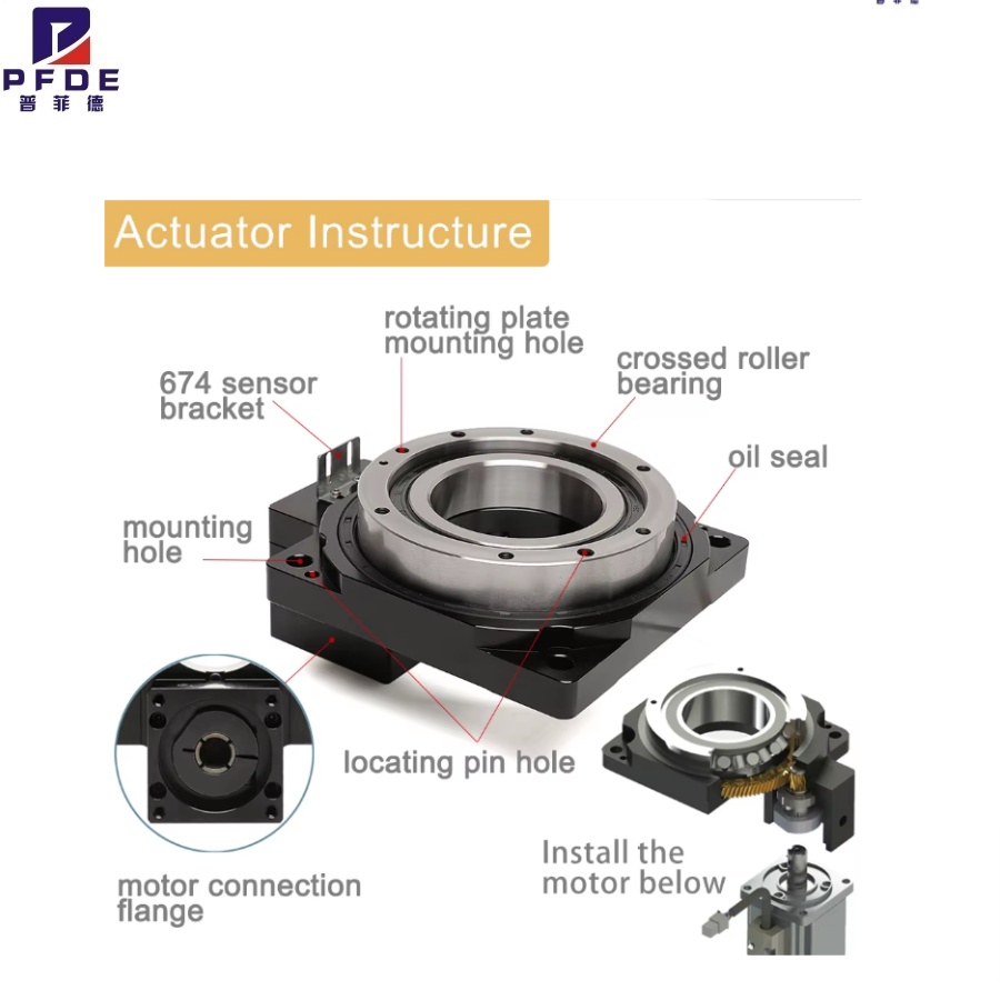 360 °   Platform Putar Berongg - Nema23 Stepper ulasan dan harga