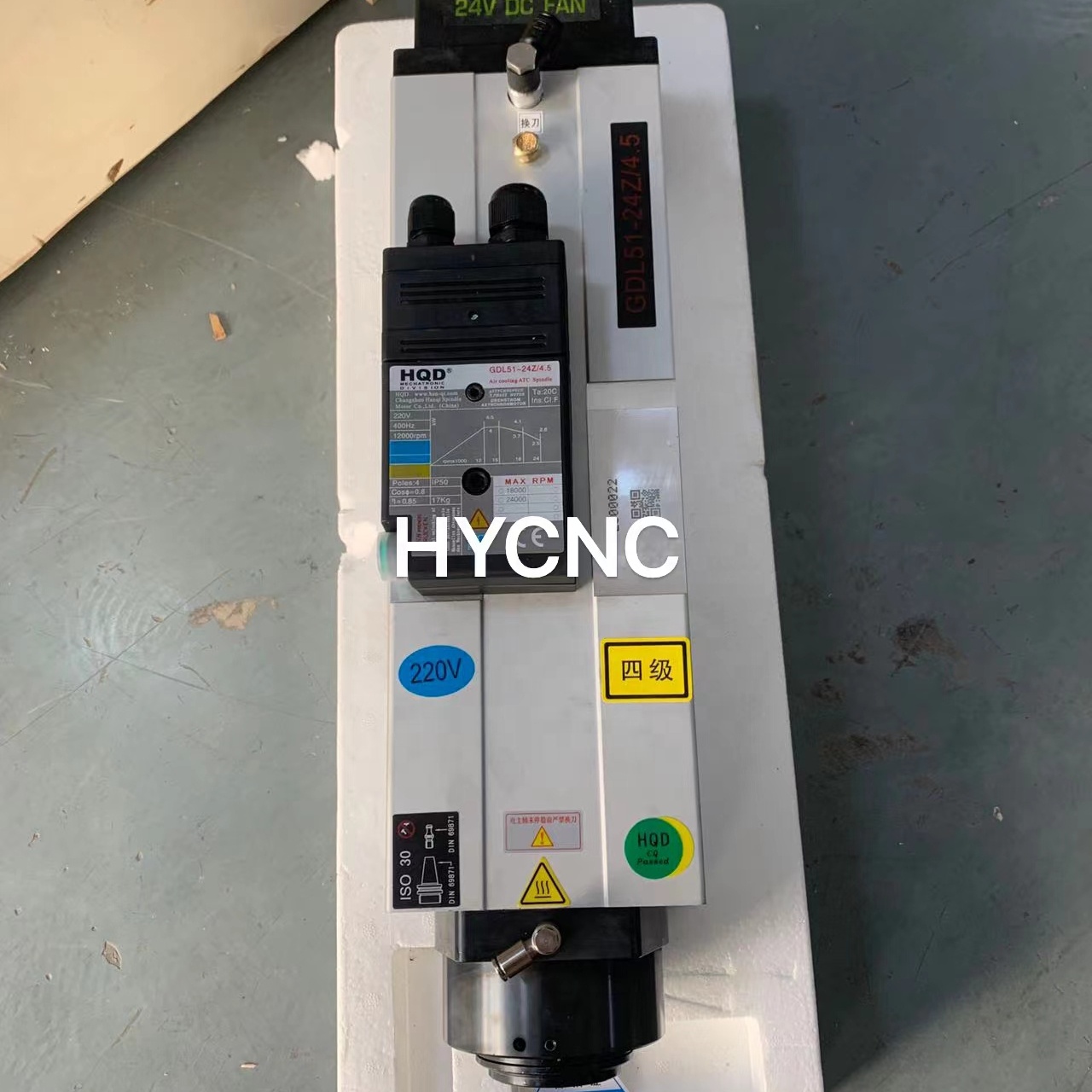Motor Spindle ATC ISO30 4.5 kW - Cnc Router ulasan dan harga