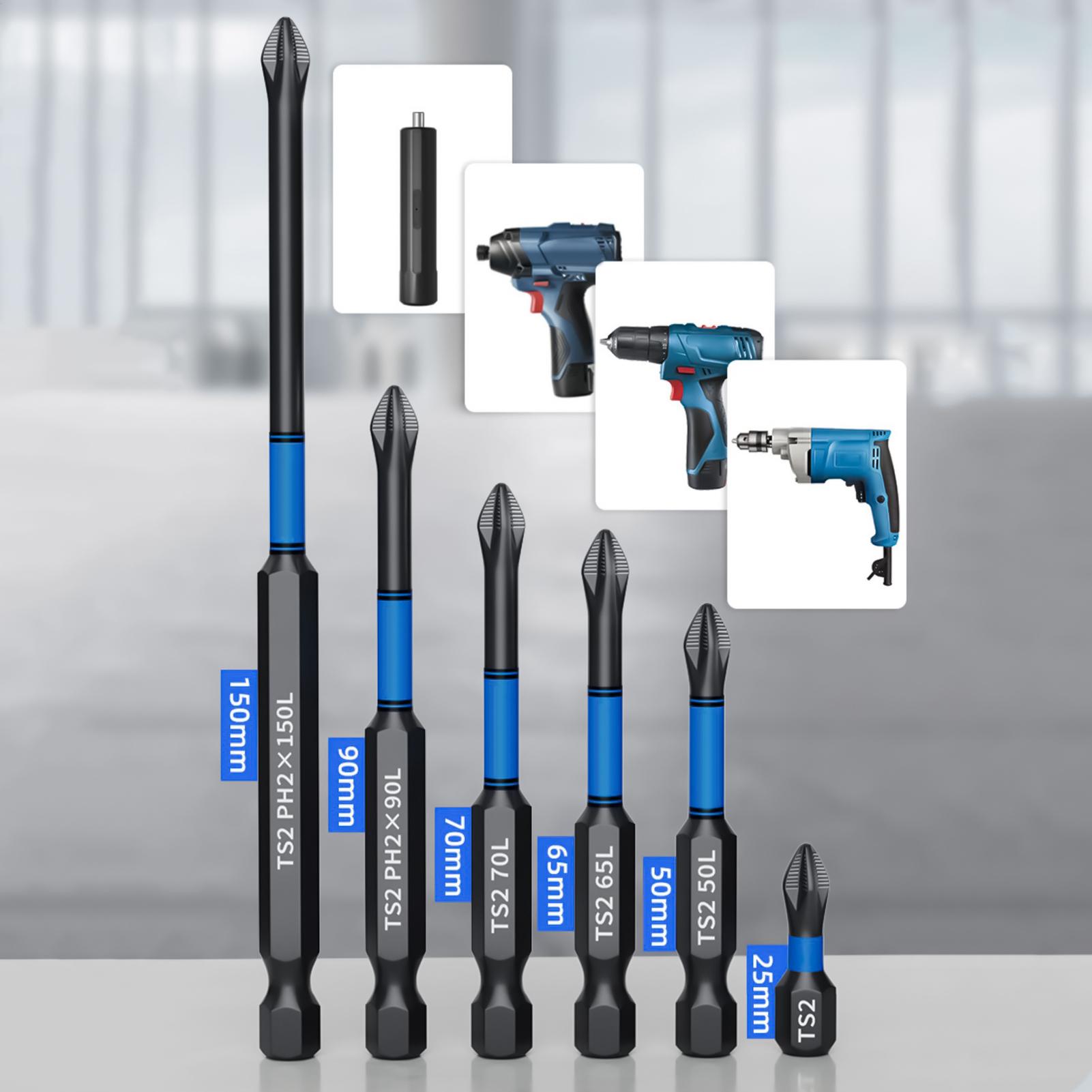 Set Mata Obeng Bor 6 Buah Alat - Drill Bit Set ulasan dan harga