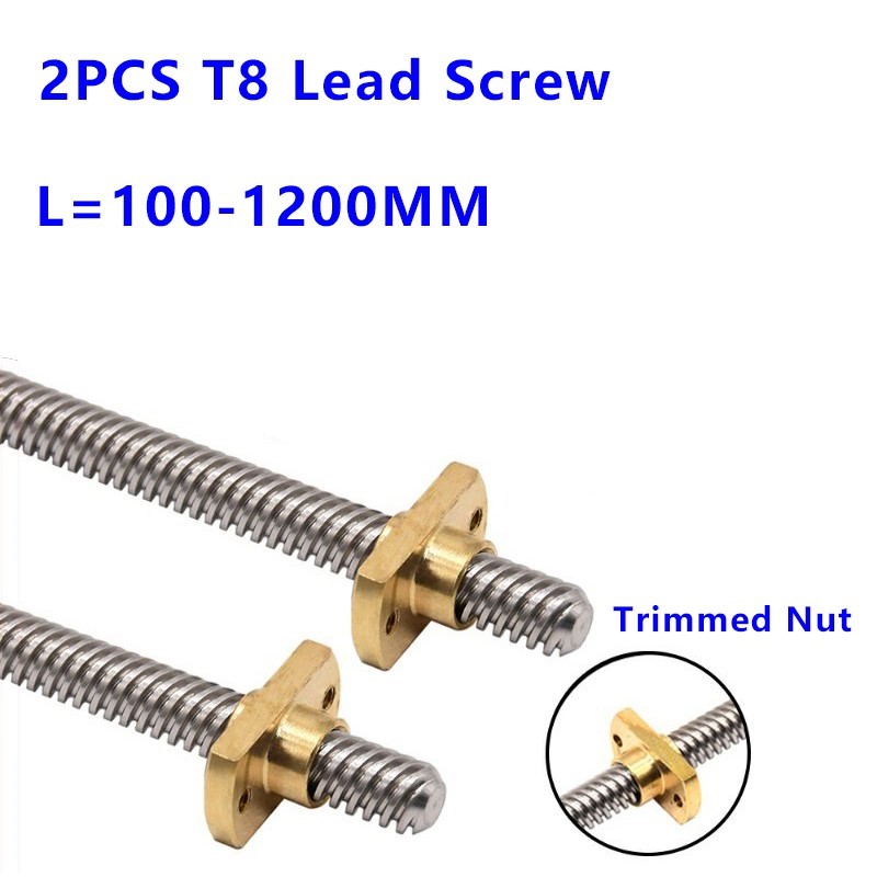 T8 Tipe-T Sekrup Trapezoidal 8 - Lead Screw 8Mm ulasan dan harga