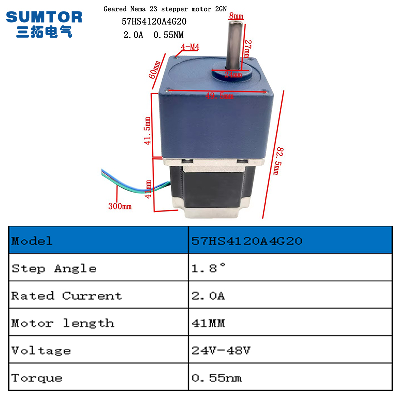 Motor Stepper Nema 23 Dengan G - Nema23 Stepper ulasan dan harga