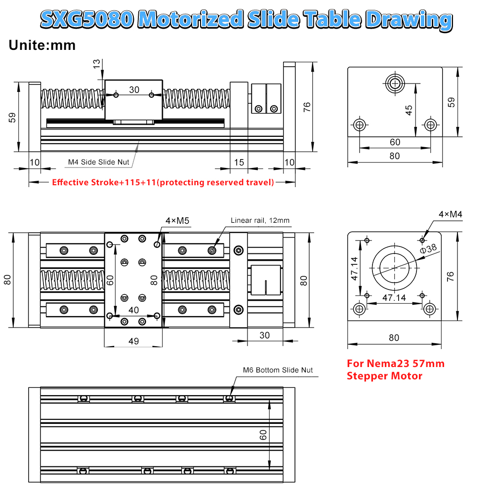 Aktuator Linear Meja Geser Sek - Linear Rail ulasan dan harga