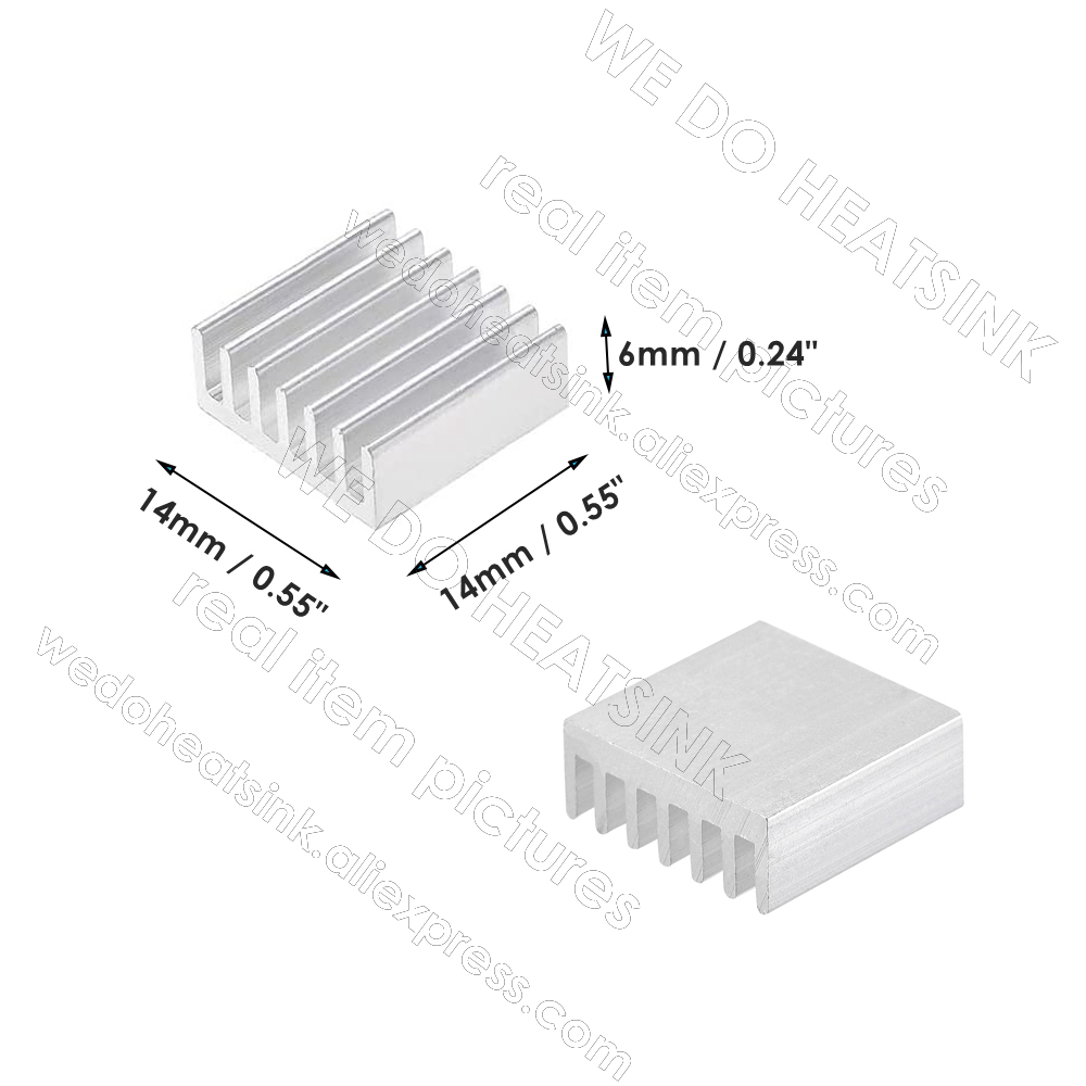 Kami Heatsink 100 Pcs 14X14X6  - Aluminium Extrusion ulasan dan harga