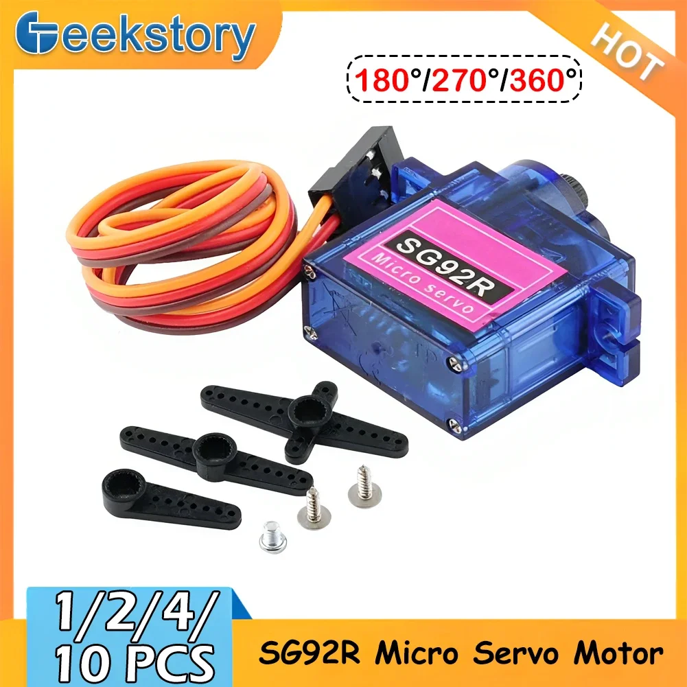 1/2/4/10 PCS SG92R Motor Servo - Servo 9G ulasan dan harga