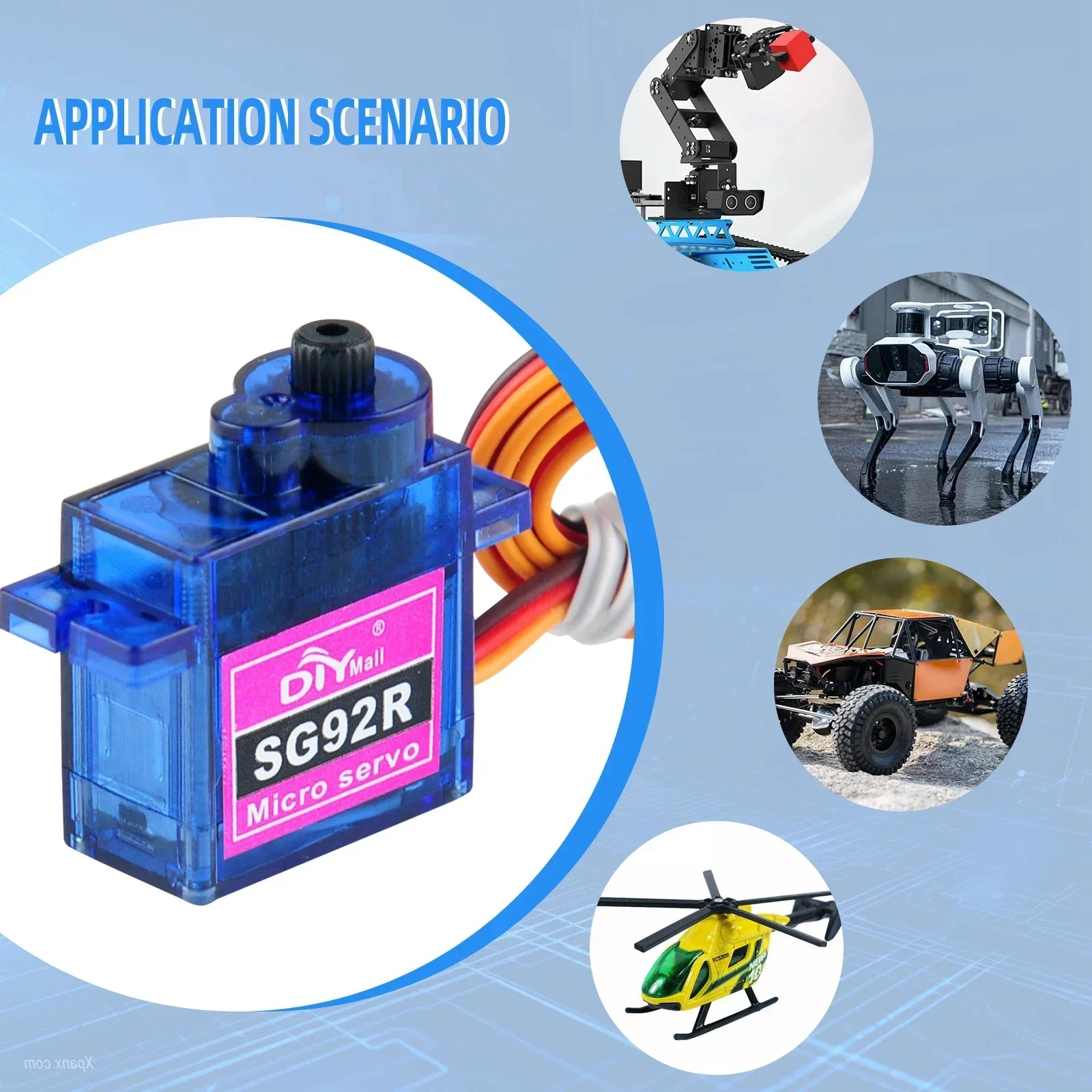 1/2/4/10 PCS SG92R Motor Servo - Servo 9G ulasan dan harga