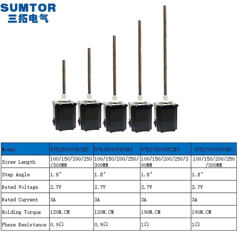 Motor Stepper Sekrup Terintegr - Nema23 Stepper ulasan dan harga