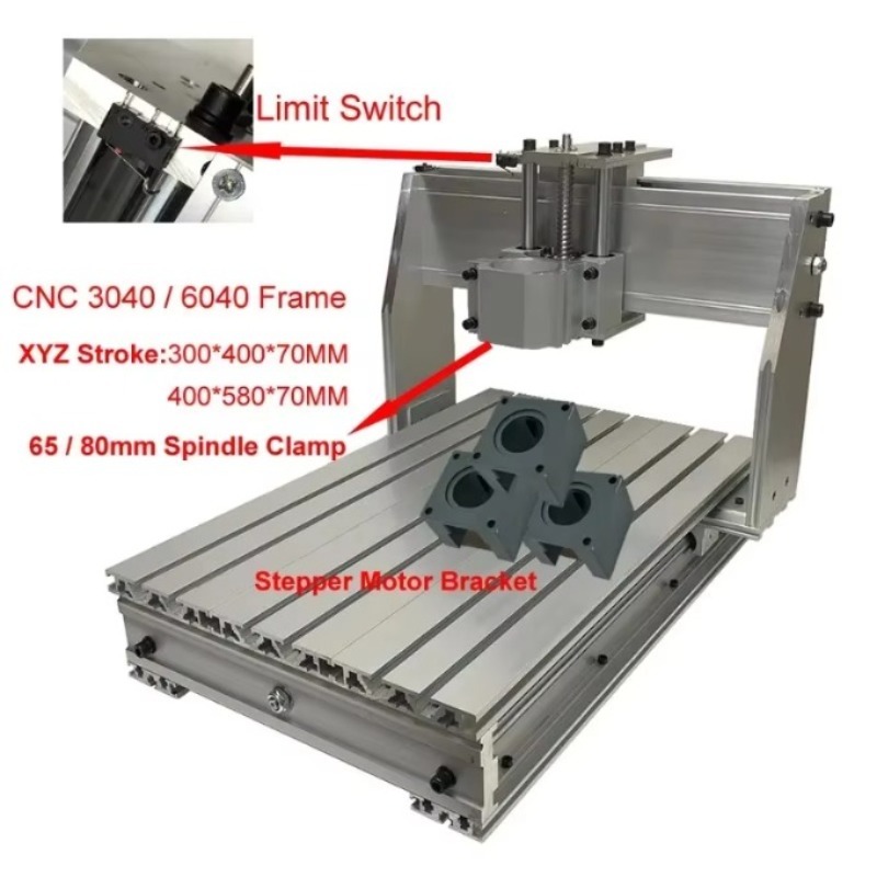 Kit Rangka CNC Aluminium 3040  - Cnc Router ulasan dan harga