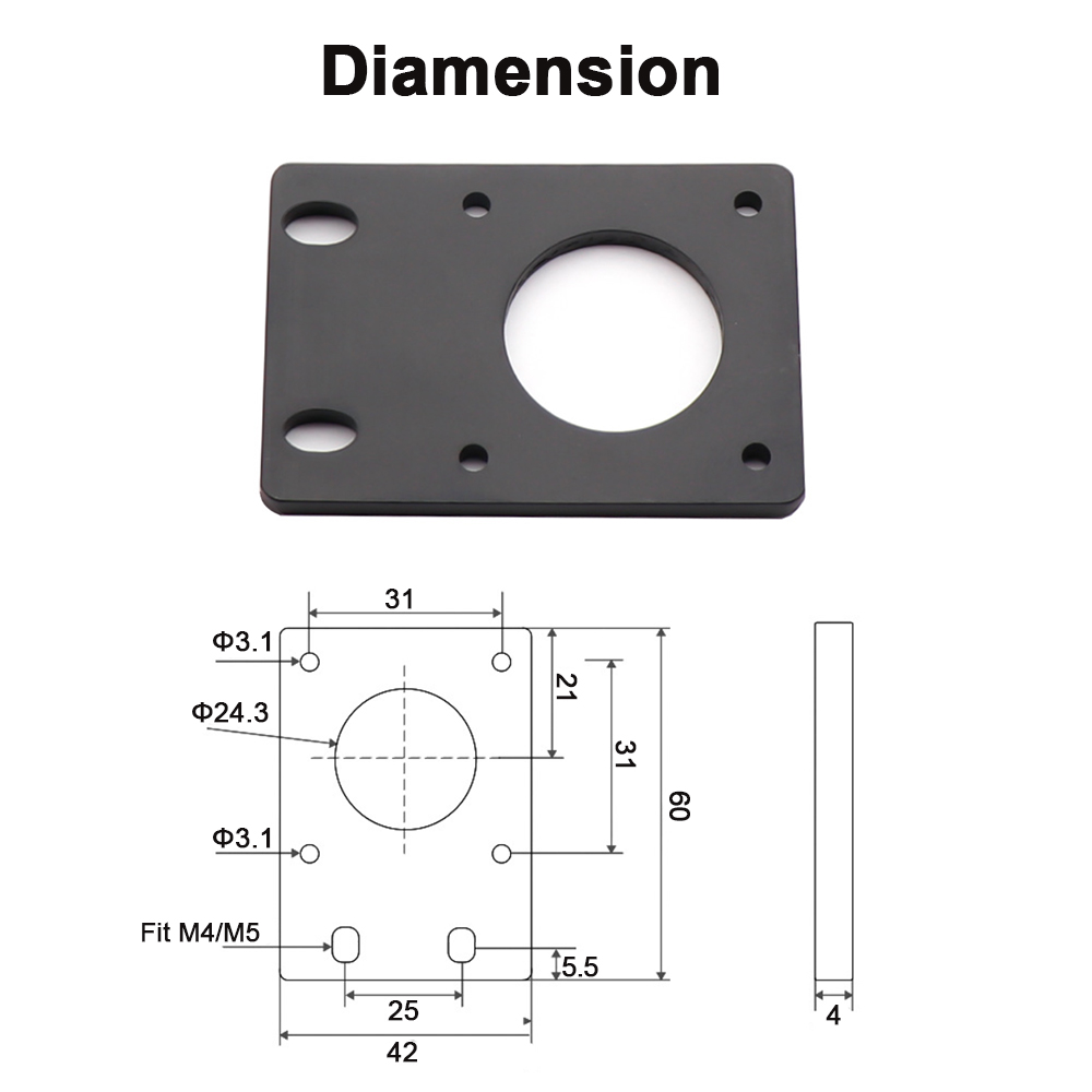 Braket Motor Stepper NEMA 17,  - Stepper Motor Nema17 ulasan dan harga