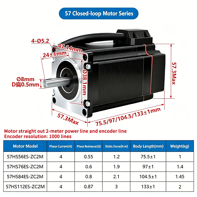 1.2/1.9/2.1/3N.m Motor Stepper - Nema23 Stepper ulasan dan harga