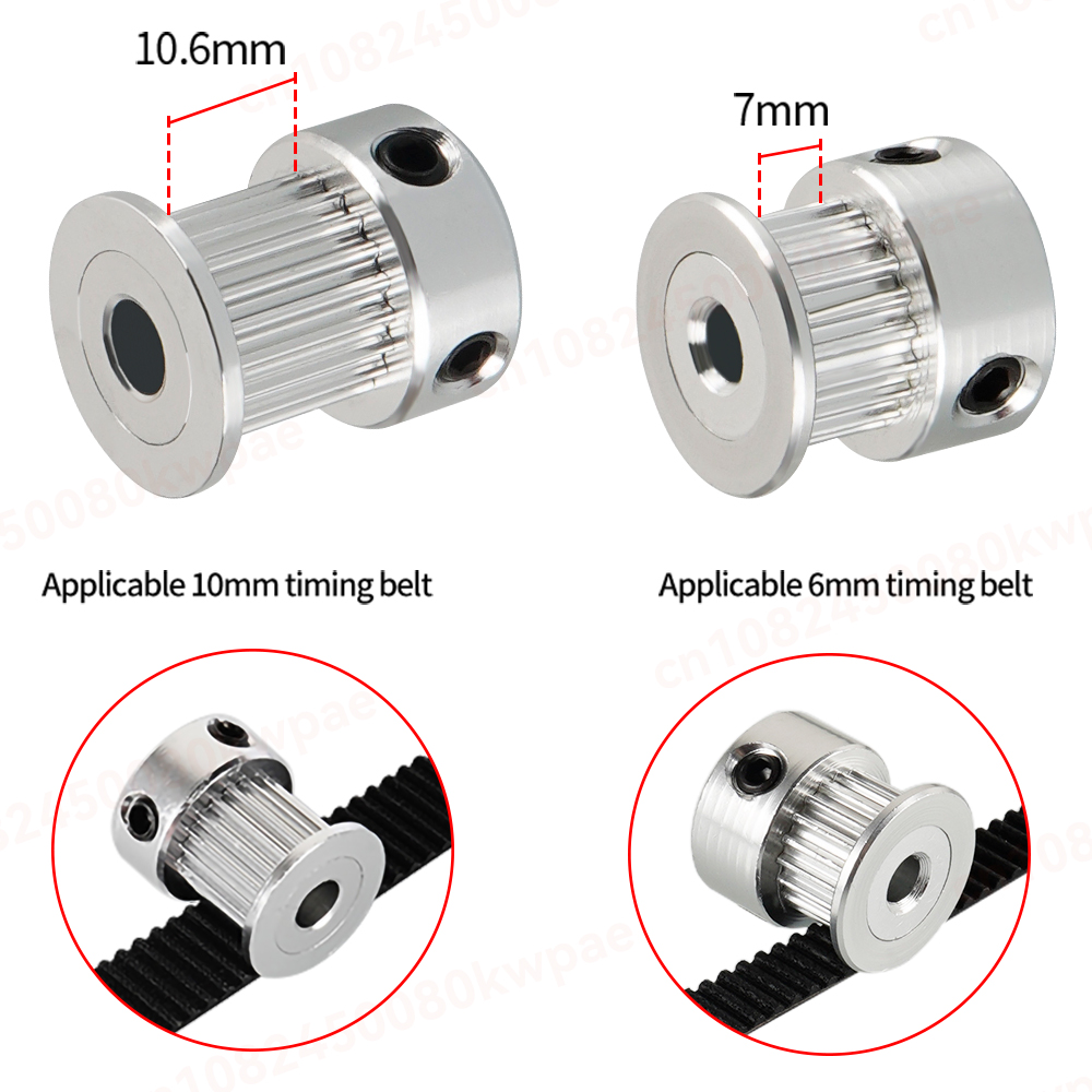 1/5/10 Buah Katrol GT2 20 Gigi - Lead Screw 8Mm ulasan dan harga