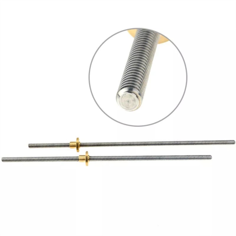 2PCS T8 Lead Screw Tr8 Lead 2m - Lead Screw 8Mm ulasan dan harga