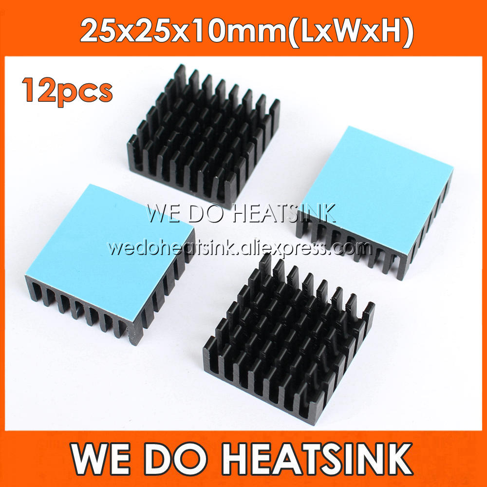 Kami Heatsink 12 Pcs 25X25X10  - Aluminium Extrusion ulasan dan harga
